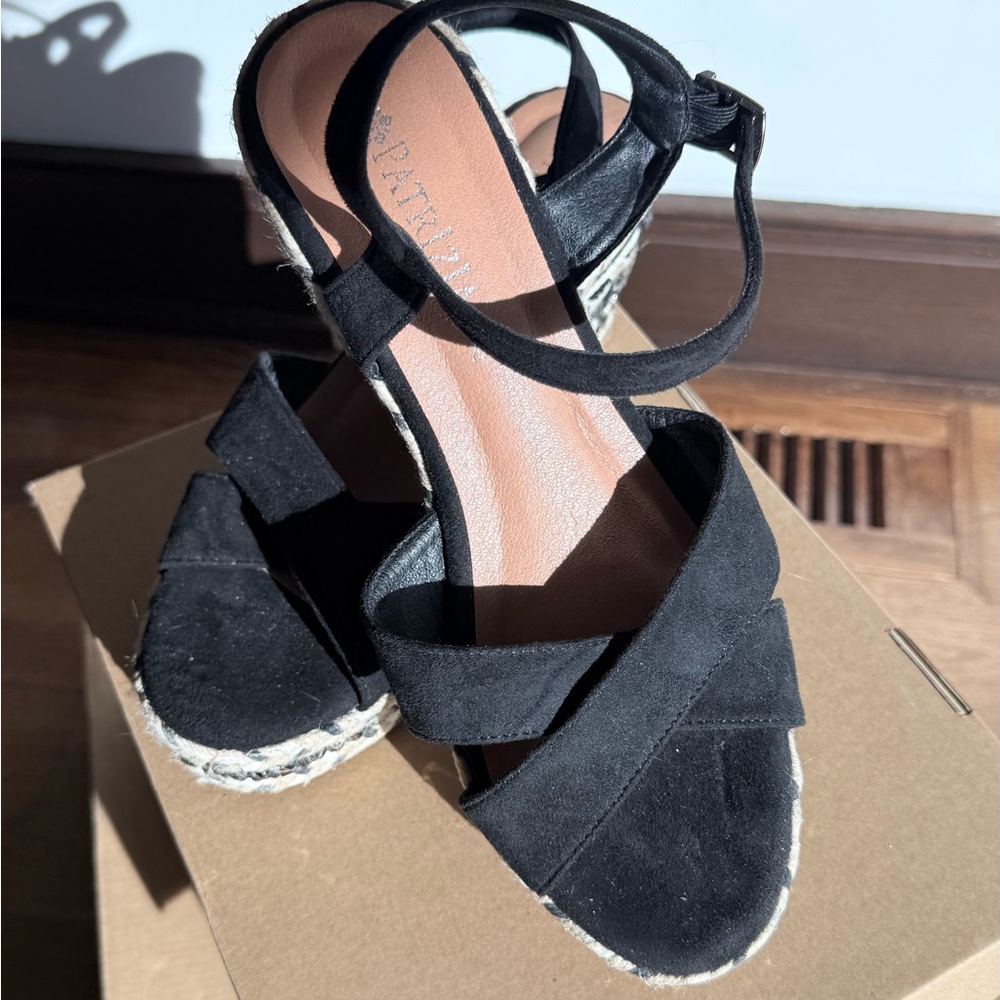 Elegant Black Espadrille Sandals